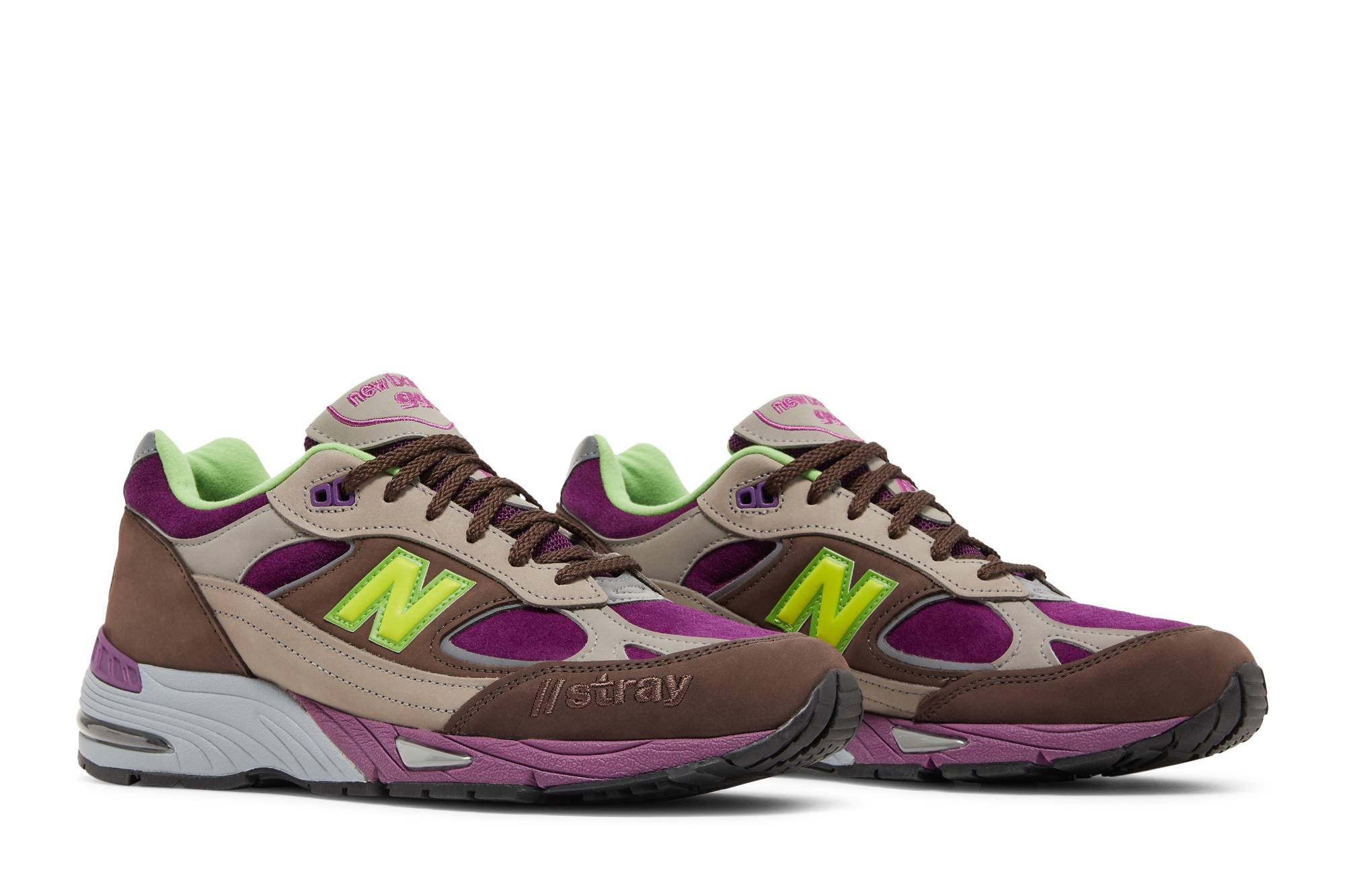 Cheap Stray Rats x New Balance 991 英产 '紫色' M991SRG