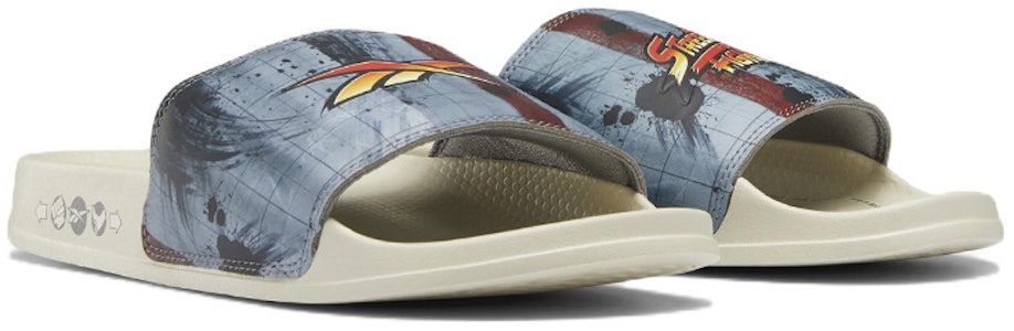 Street Fighter x Reebok Classic Slide 'Entrena Duro, Juega Duro - Gris Niebla' HR0591 Lookbook Street Fighter x Reebok Classic Slide 'Entrena Duro, Juega Duro - Gris Niebla' HR0591