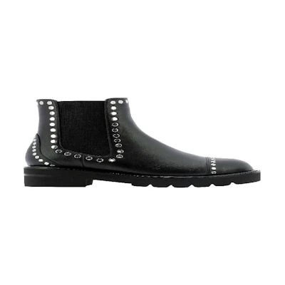 Stuart Weitzman 28 'Pre-Frankie Lift Studs Bootie Black'