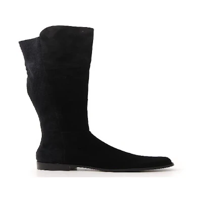 Stuart Weitzman 5050 'Black Suede Elastic'