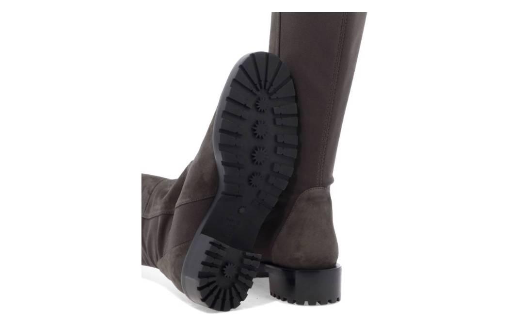 Stuart Weitzman 5050 Knee High Lug Boots 'Slate Brown' 圖 9