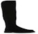 Stuart Weitzman 5050 Lift Boots 'Black Suede and Stretch Fabric' 5050LIFTSRGBLK