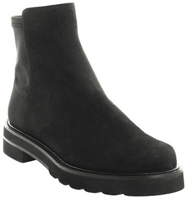 Stuart Weitzman 5050 Lift Chelsea 'Botín Negro de Ante' CZ000668 Details for Stuart Weitzman 5050 Lift Chelsea 'Botín Negro de Ante' CZ000668