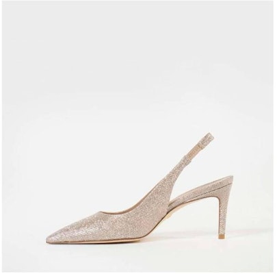 Stuart Weitzman 75mm Slingback 'Rose Gold Lurex' STUART75SLINGPROSA Lookbook Stuart Weitzman 75mm Slingback 'Rose Gold Lurex' STUART75SLINGPROSA