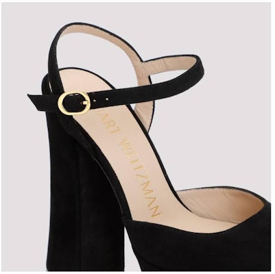Stuart Weitzman ''Tumit Hitam'' SC798BLK Cheap Stuart Weitzman ''Tumit Hitam'' SC798BLK
