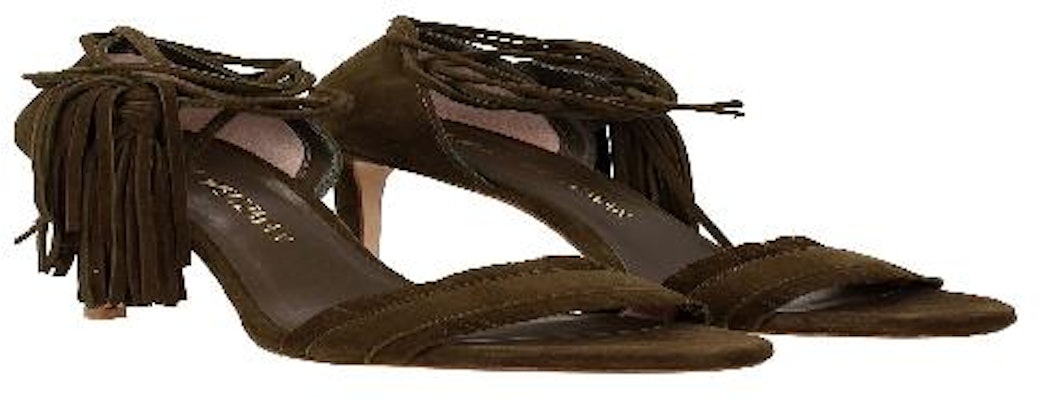 Stuart Weitzman 'Green Pre Pompom VL13071' POMPOMVL13071 14