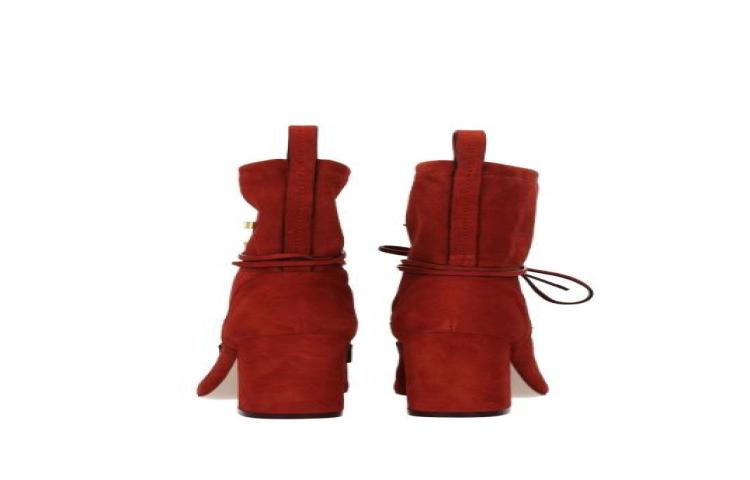 Stuart Weitzman 'Orange Veruka Suede' 圖 4