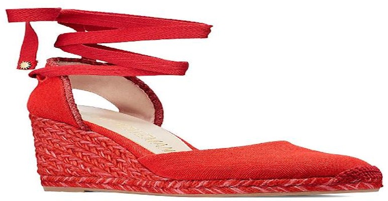 スチュアート ワイツマン プレ マルゲリータ レッド キャンバス ウェッジ MARGUERITAREDCANVASWEDGE Order スチュアート ワイツマン プレ マルゲリータ レッド キャンバス ウェッジ MARGUERITAREDCANVASWEDGE