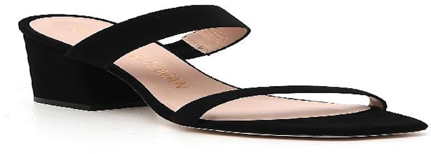 スチュアート ワイツマン PRE_89 ブラックレザー ヒール サンダルズ OLIVE75SUEBLK Lookbook スチュアート ワイツマン PRE_89 ブラックレザー ヒール サンダルズ OLIVE75SUEBLK