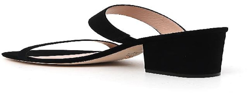 スチュアート ワイツマン PRE_89 ブラックレザー ヒール サンダルズ OLIVE75SUEBLK Shop スチュアート ワイツマン PRE_89 ブラックレザー ヒール サンダルズ OLIVE75SUEBLK