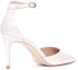 Shop Stuart Weitzman 'Dengan Hak Putih 67' SE594STUART85PATPY1