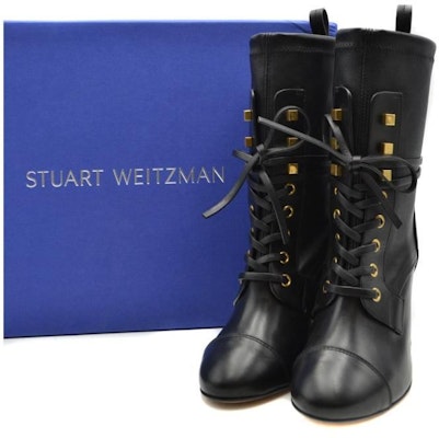 Stuart Weitzman Air Jordan 1 Mid 'Negro Blanco' YL99963BLACK Purchase Stuart Weitzman Air Jordan 1 Mid 'Negro Blanco' YL99963BLACK