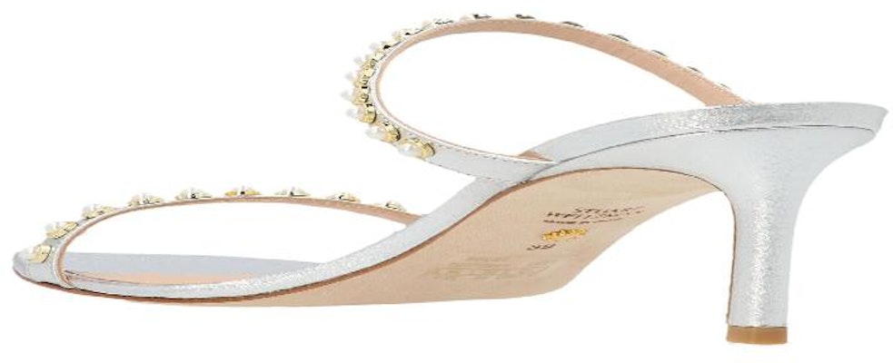 Stuart Weitzman Aleena 75 'Silver Pearls' ALEENA75PEARLSSILVER Order Stuart Weitzman Aleena 75 'Silver Pearls' ALEENA75PEARLSSILVER