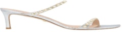 Shop Stuart Weitzman Aleena 75 'Silver Pearls' ALEENA75PEARLSSILVER
