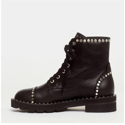 Stuart Weitzman Anfibio In Pelle Nera E Borchie 'MILALIFTNERO76 Black Studded Ankle Boot' MILALIFTNERO Buy Stuart Weitzman Anfibio In Pelle Nera E Borchie 'MILALIFTNERO76 Black Studded Ankle Boot' MILALIFTNERO