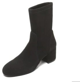 stuart-weitzman-ankle-boot-black-suede-fabric-chunky-heel-odetta-50-blk-sus-suede-str