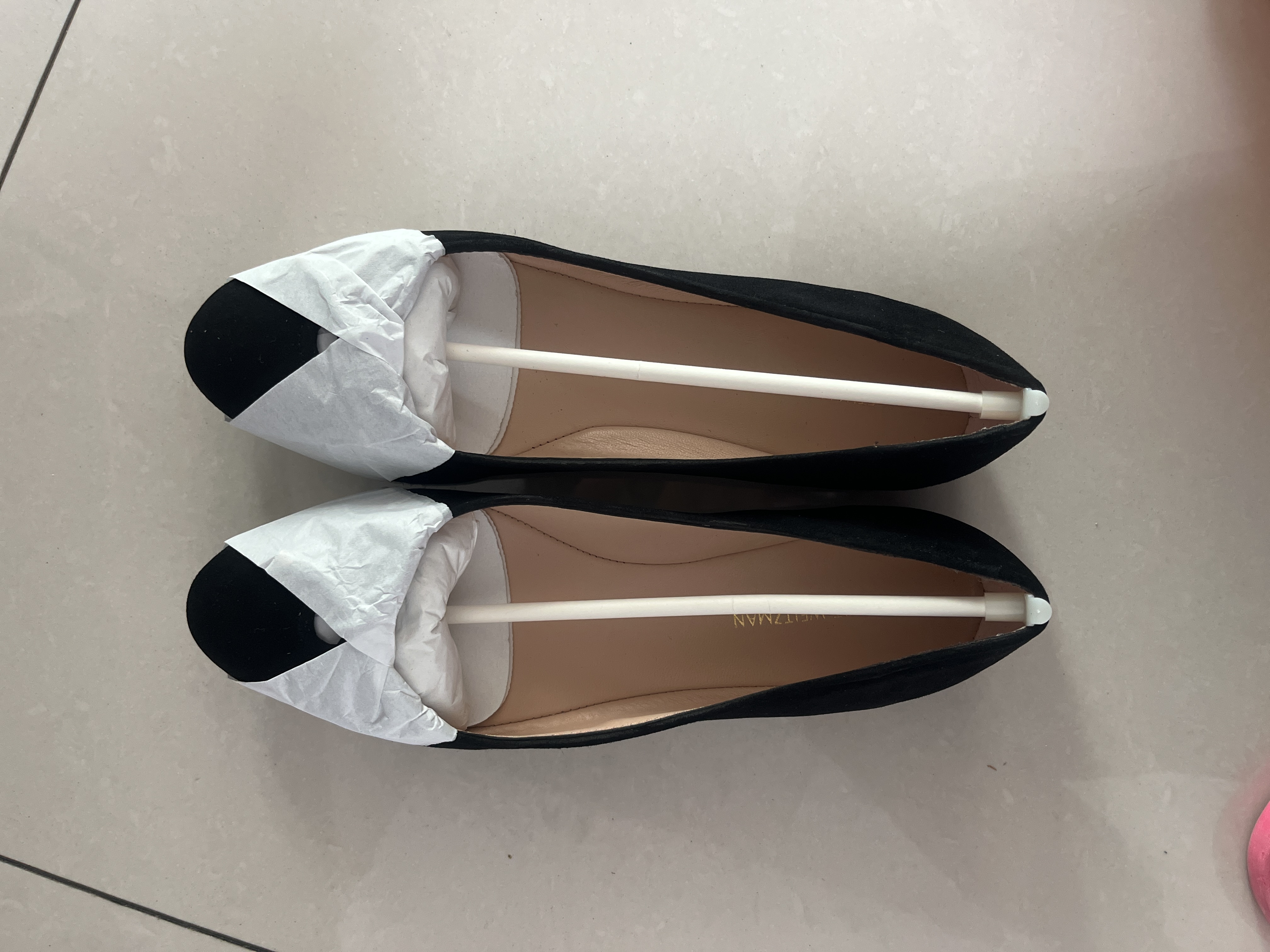 Stuart Weitzman Ballet Flats 'Black'
