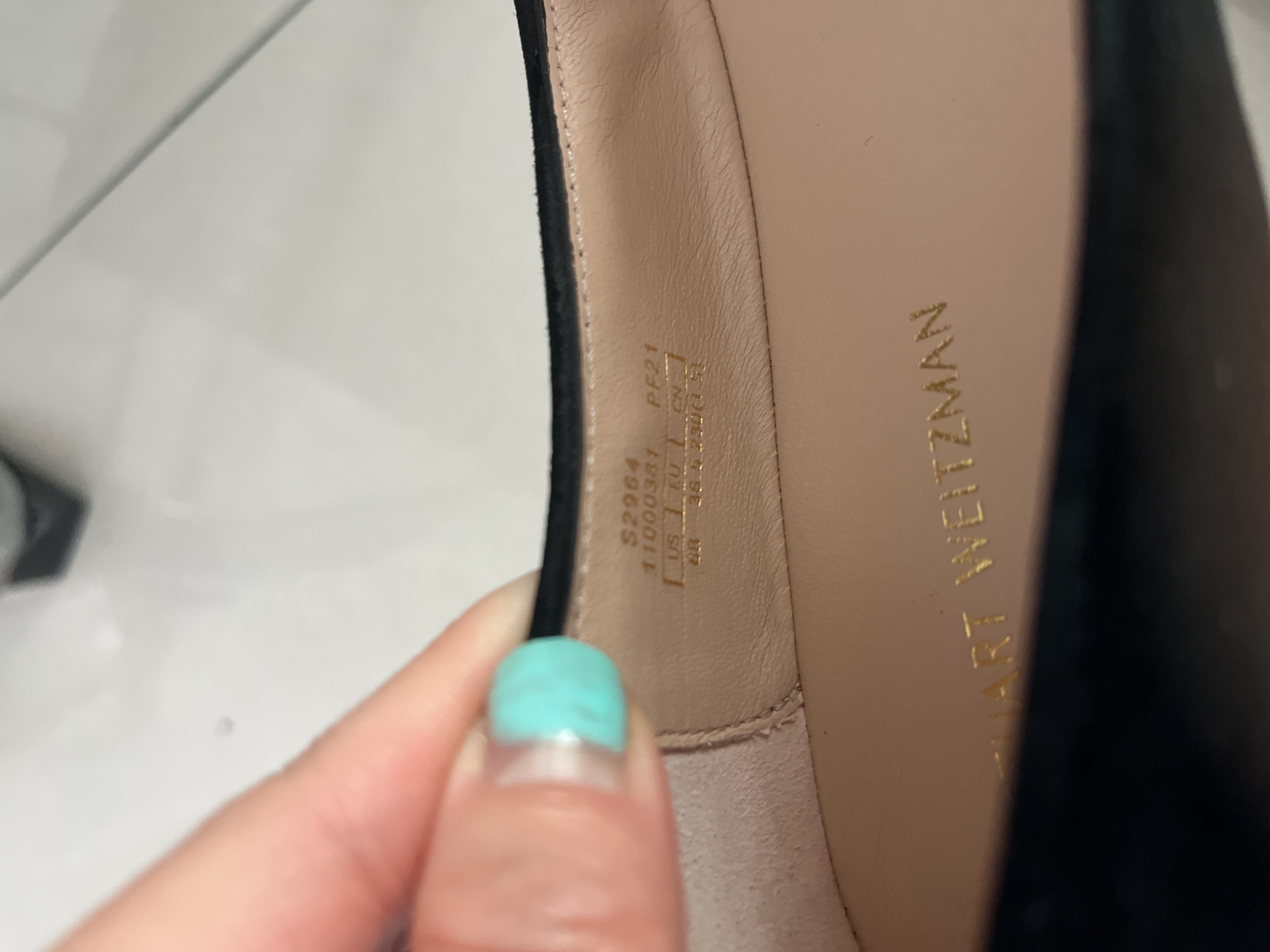 Stuart Weitzman Ballet Flats 'Black' 圖 2