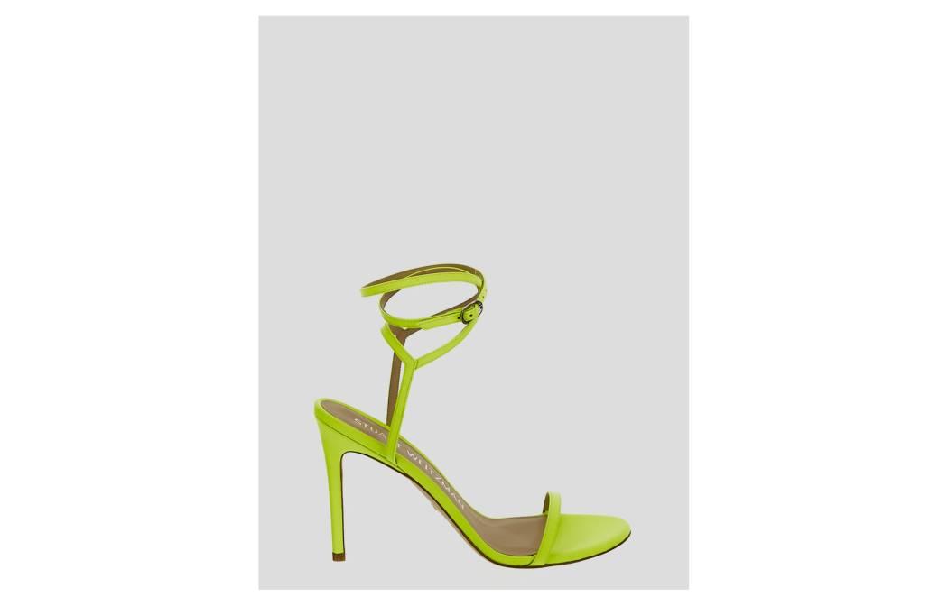 Stuart Weitzman Bally Nude 100 Sandal 'Yellow'