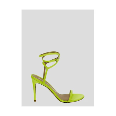 Stuart Weitzman Bally Nude 100 Sandal 'Yellow'