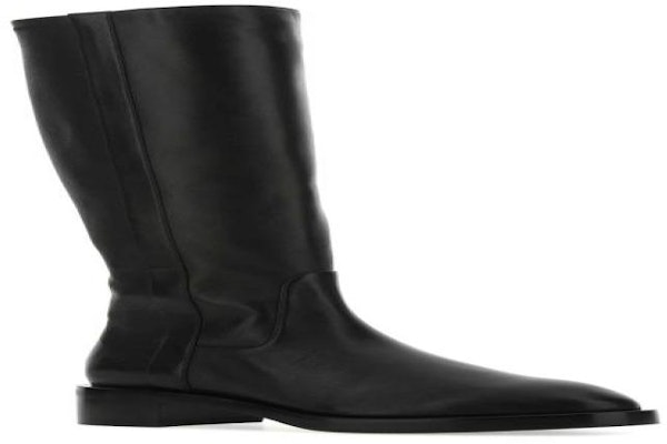 Stuart Weitzman Black Nappa Leather Sadie Boots 'Mid-Calf Black' SADIEBOOTDNNBLK Order Stuart Weitzman Black Nappa Leather Sadie Boots 'Mid-Calf Black' SADIEBOOTDNNBLK