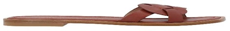 Buy Stuart Weitzman Brown 'Pre Sierra Flat Sandals' SIERRAFLATSANDALS8C