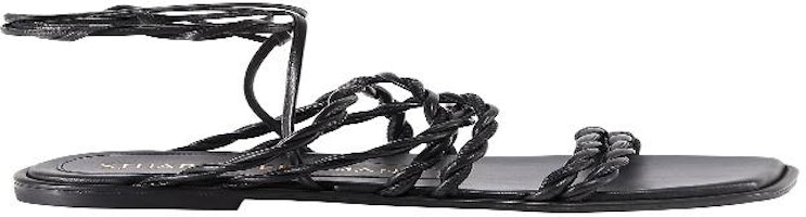 Stuart Weitzman Calypso Lace-ups 'Hitam' CALYPSOLACEUPS0998_BLACK Shop Stuart Weitzman Calypso Lace-ups 'Hitam' CALYPSOLACEUPS0998_BLACK