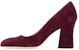 Stuart Weitzman Christian Louboutin Curveblock 85 Pump 'Cabernet' CURVEBLOCK85PUMPCABERNET