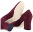 Lookbook Stuart Weitzman Christian Louboutin Curveblock 85 Pump 'Cabernet' CURVEBLOCK85PUMPCABERNET