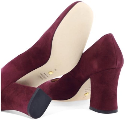 Stuart Weitzman Christian Louboutin Curveblock 85 Pump 'Cabernet' CURVEBLOCK85PUMPCABERNET Purchase Stuart Weitzman Christian Louboutin Curveblock 85 Pump 'Cabernet' CURVEBLOCK85PUMPCABERNET