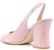 Stuart Weitzman CRVBLOCK85SLINGPATNCQ90 'Black Pink Heels' CRVBLOCK85SLINGPATNCQ