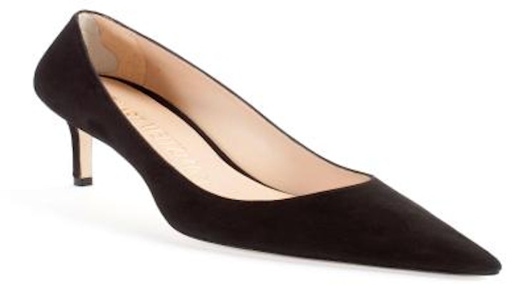 Stuart Weitzman Decoltè 'Suede Black' STUART75PUMPBLKNERO Order Stuart Weitzman Decoltè 'Suede Black' STUART75PUMPBLKNERO