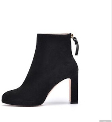 Stuart Weitzman Delphine 黑色麂皮短靴 WE0901147C-BLK-375 Buy Stuart Weitzman Delphine 黑色麂皮短靴 WE0901147C-BLK-375
