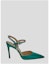 Shop Stuart Weitzman Gemcut 100 Tacón Hebilla 'Sandalia Verde' SD154SANKEL