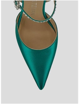 Stuart Weitzman Gemcut 100 Ankle Strap Pump 'Green Sandal' SD154SANKEL Purchase Stuart Weitzman Gemcut 100 Ankle Strap Pump 'Green Sandal' SD154SANKEL
