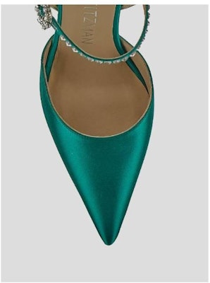 Stuart Weitzman Gemcut 100 Ankle Strap Pump 'Green Sandal' SD154SANKEL Details for Stuart Weitzman Gemcut 100 Ankle Strap Pump 'Green Sandal' SD154SANKEL