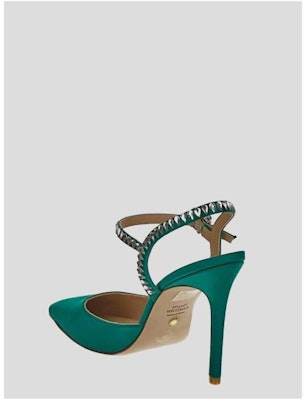 Stuart Weitzman Gemcut 100 Tacón Hebilla 'Sandalia Verde' SD154SANKEL 1