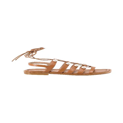 Stuart Weitzman Goldie Lace-Ups 'Tan'