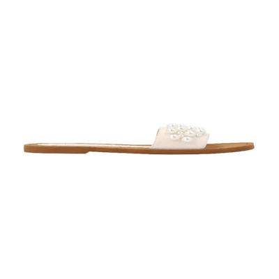 Stuart Weitzman Goldie Slide 'Seashell Pink'