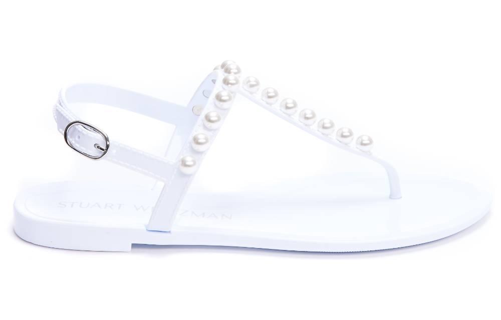 Stuart Weitzman JW Anderson Nike Slide 'White'