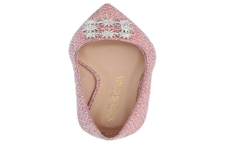 Lookbook Stuart Weitzman Kelsey Flat 'Night Stars Blush' Sepatu Wanita Elegan. KELSEYFLATNIGHTSTARSBLUSH