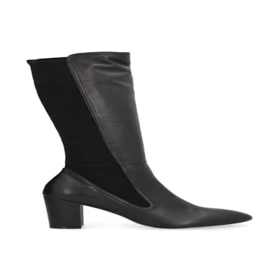 Stuart Weitzman Livia 80 'Black Nap Str Gabardine'