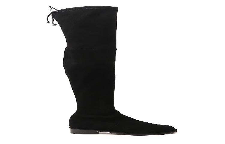 Stuart Weitzman Lowland 'Black Suede/Leather' 圖 2