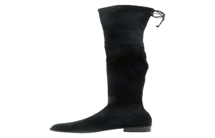 Stuart Weitzman Lowland 'Black Suede/Leather' 圖 6