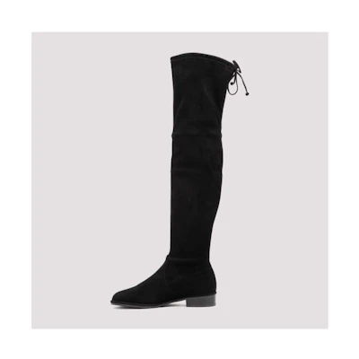 Stuart Weitzman Lowland Boots 'Black Suede'