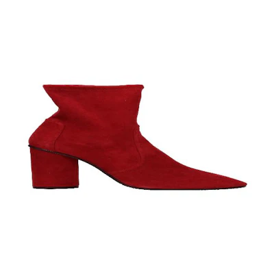Stuart Weitzman Margot 95 'Red Suede'