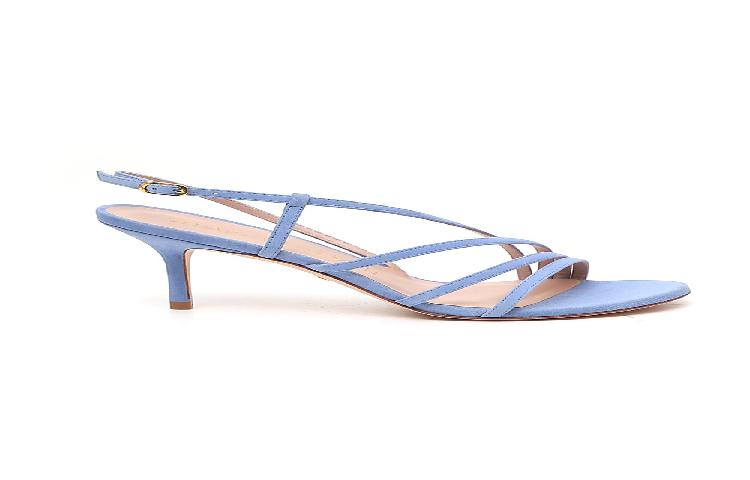 Stuart Weitzman Melodie Strappy Sandal 'Cornflower Blue Suede'