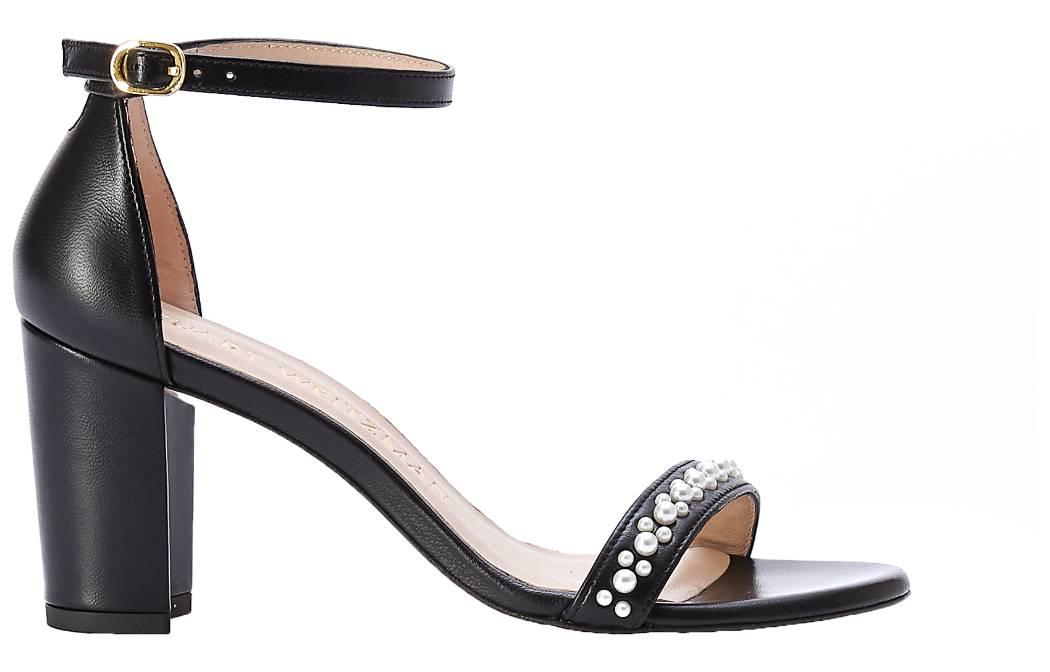 Stuart Weitzman NearlyNude 'Black' SA131NEARLYNUDELARBLK