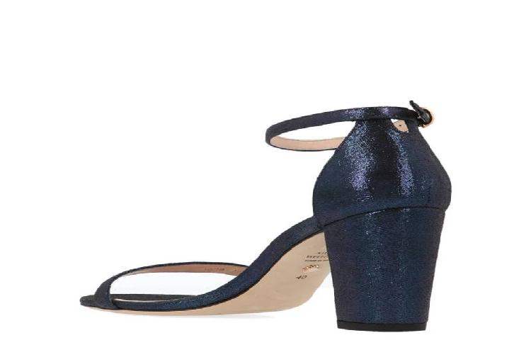 Stuart Weitzman NearlyNude Lame Velvet 'Nice Blue' 圖 2