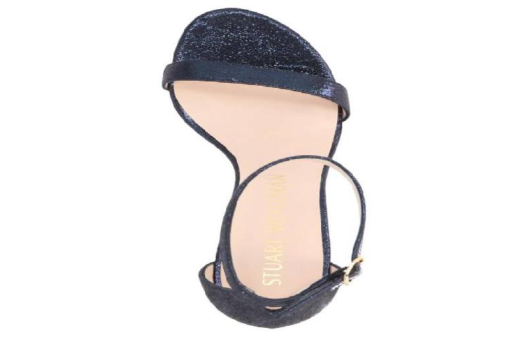 Stuart Weitzman NearlyNude Lame Velvet 'Nice Blue' 圖 3